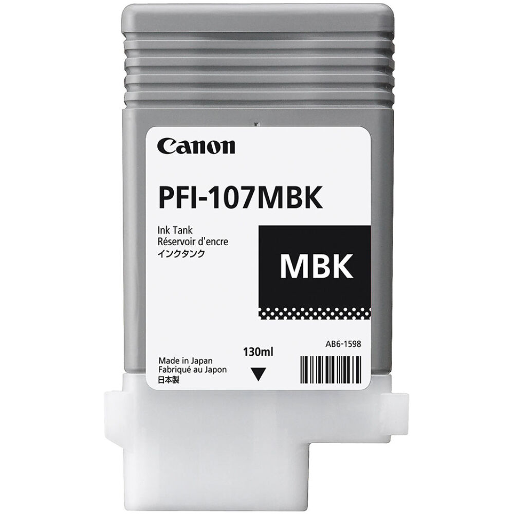 Canon Μελάνι Inkjet PFI-107MBK Matte Black (6704B001)