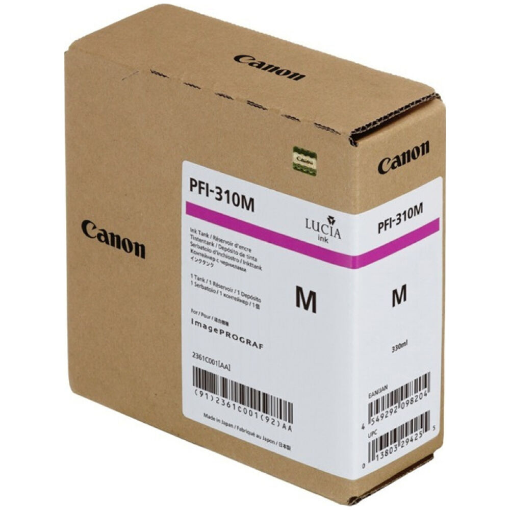 Canon Pigment Μελάνι Inkjet PFI-310 Magenta (2361C001)