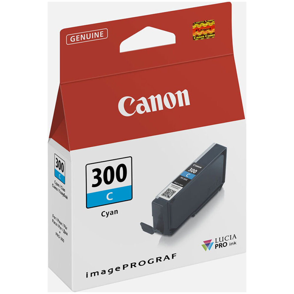 Canon PFI-300 Μελάνι Εκτυπωτή InkJet Κυανό (4194C001)