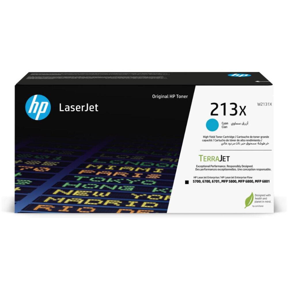 HP 213X Toner Laser Cyan (W2131X) (HPW2131X)