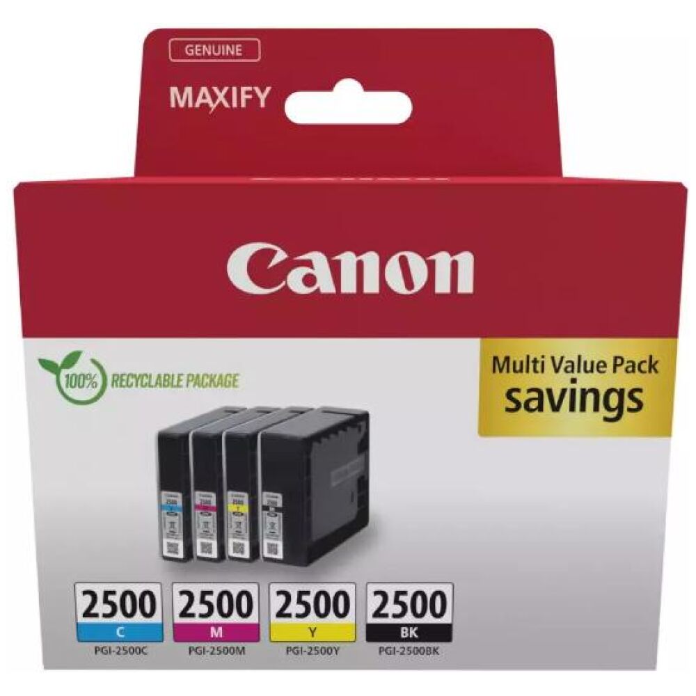 Canon Μελάνι Inkjet PGI-2500 CMYK Multipack (9290B006)