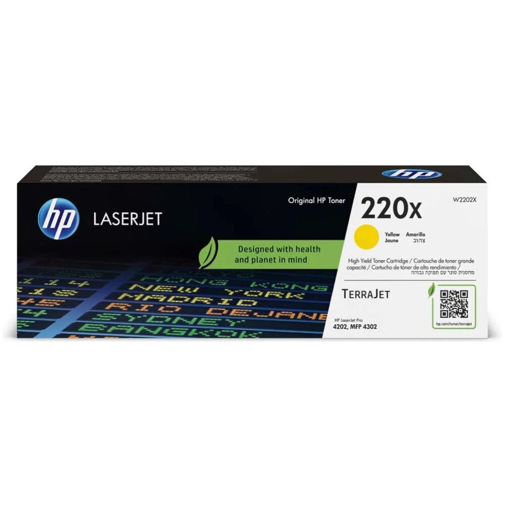 HP 220X Toner High Capacity Yellow (W2202X)