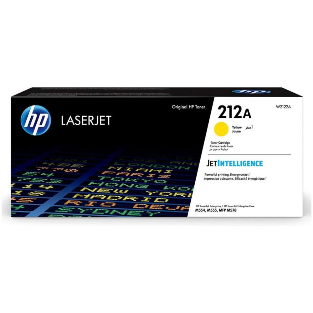 HP 212A Original LaserJet Toner Cartridge Yellow (W2122A)