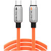 CABLETIME καλώδιο USB-C CT-CM240-ZSO2, 240W, 480Mbps, 2m, πορτοκαλί