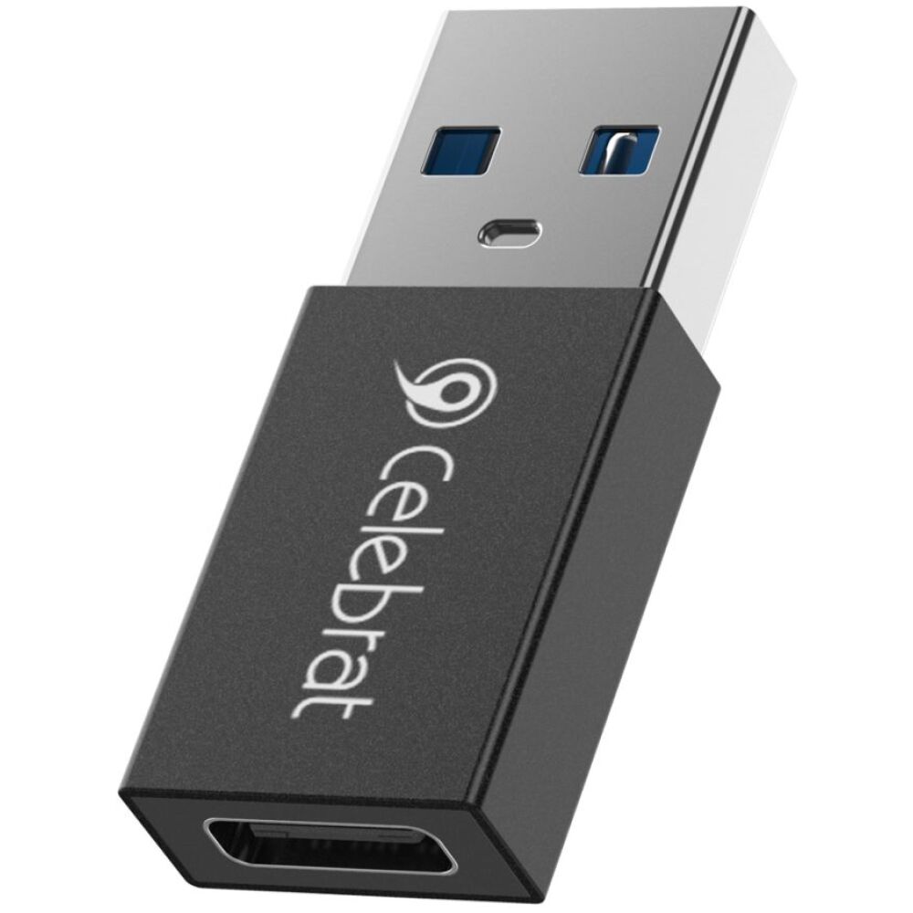 CELEBRAT αντάπτορας USB 3.0 σε USB-C CA-01, 3A, 5Gbps, μαύρος - Image 5
