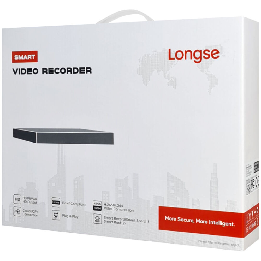LONGSE NVR καταγραφικό NVR3009S1, 4K, H.265/H.264, 9 κανάλια - Image 3