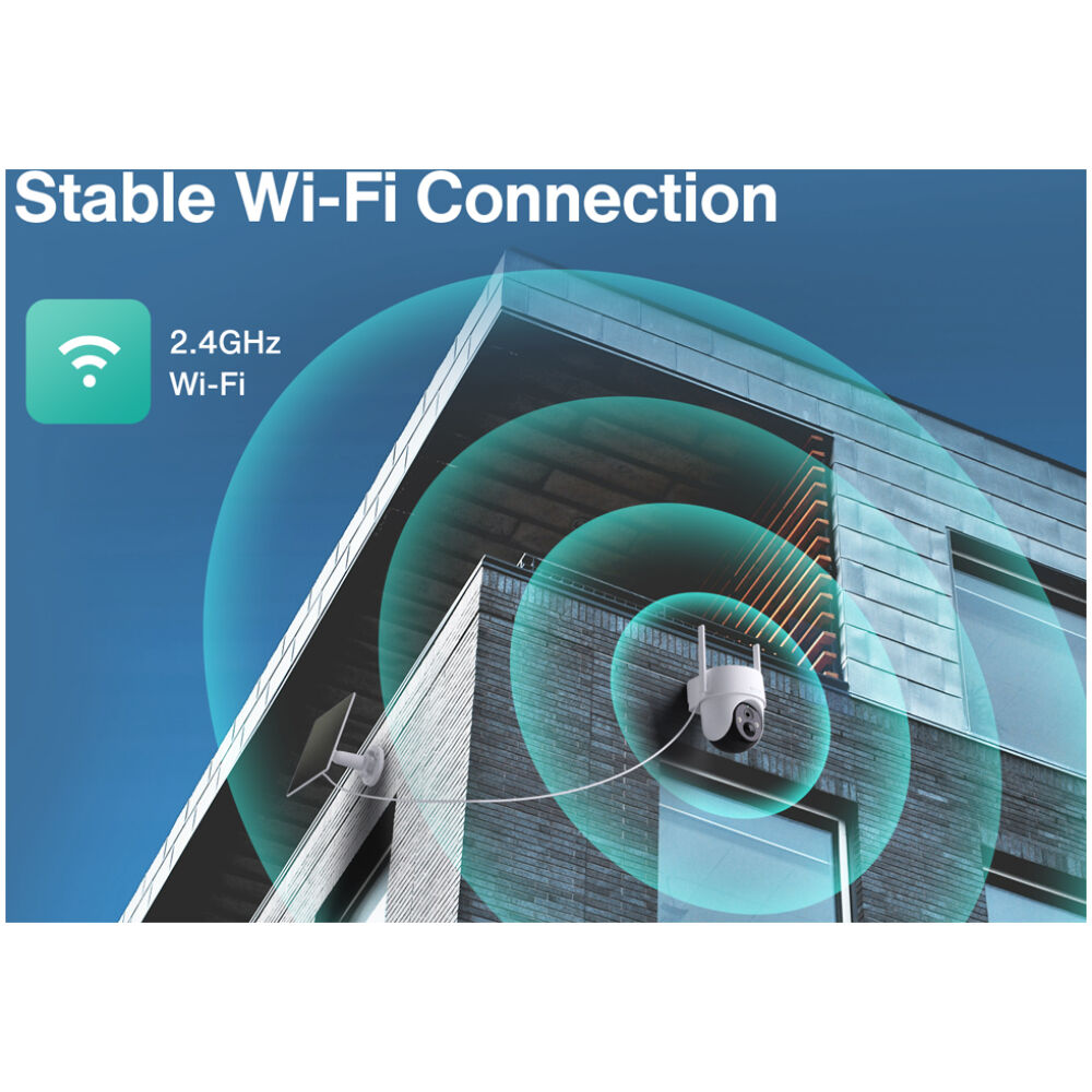 BOTSLAB smart ηλιακή κάμερα W313, 3MP/2K, WiFi, PTZ, SD, 5200mAh, IP65 - Image 3