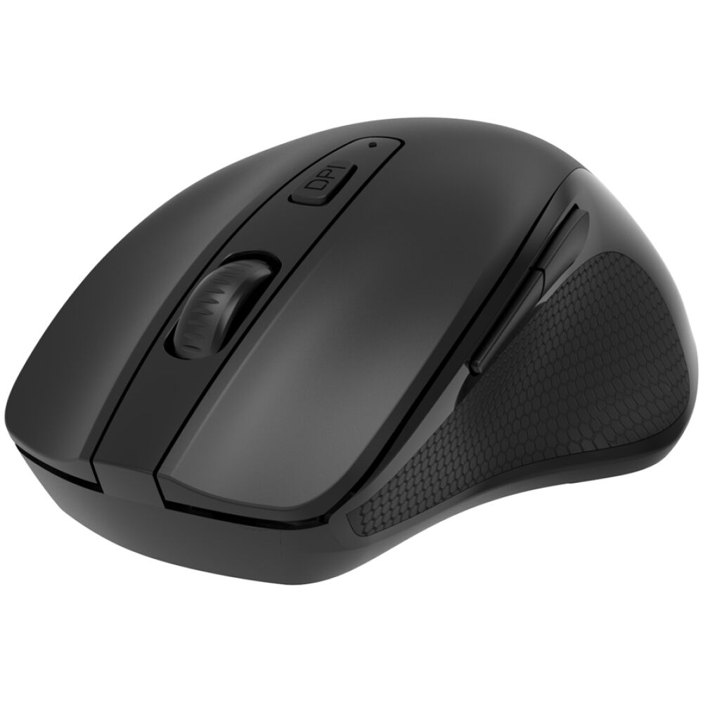 POWERTECH ασύρματο ποντίκι PT-1251, USB δέκτης, 1600DPI, μαύρο - Image 2