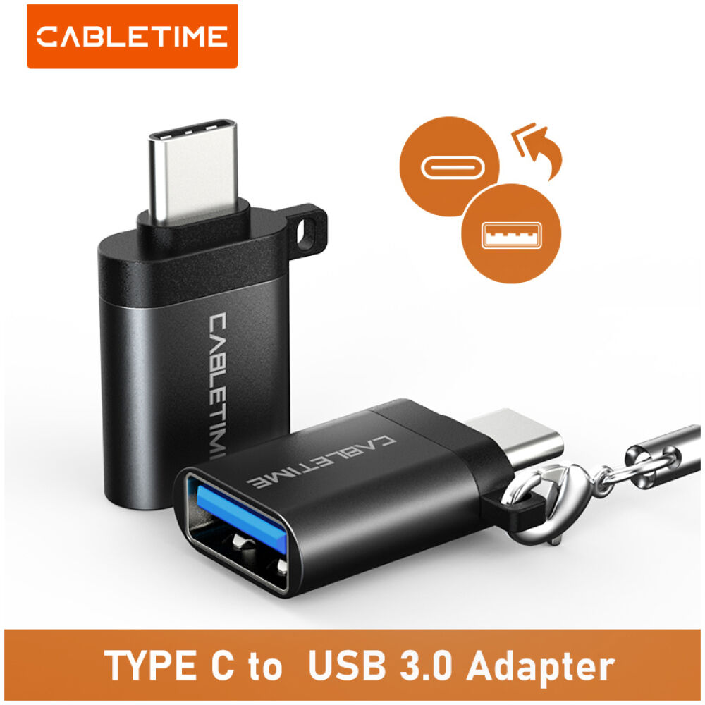 CABLETIME αντάπτορας USB-C σε USB CT-CMAF, 5Gbps, 10.5W, μαύρος - Image 5