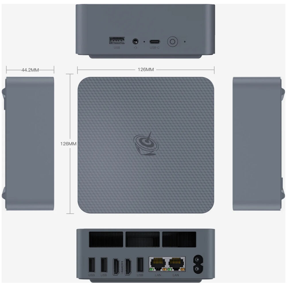 BEELINK mini PC EQR5, AMD 5825U, 16GB, 500GB M.2, Windows 11 Pro - Image 4