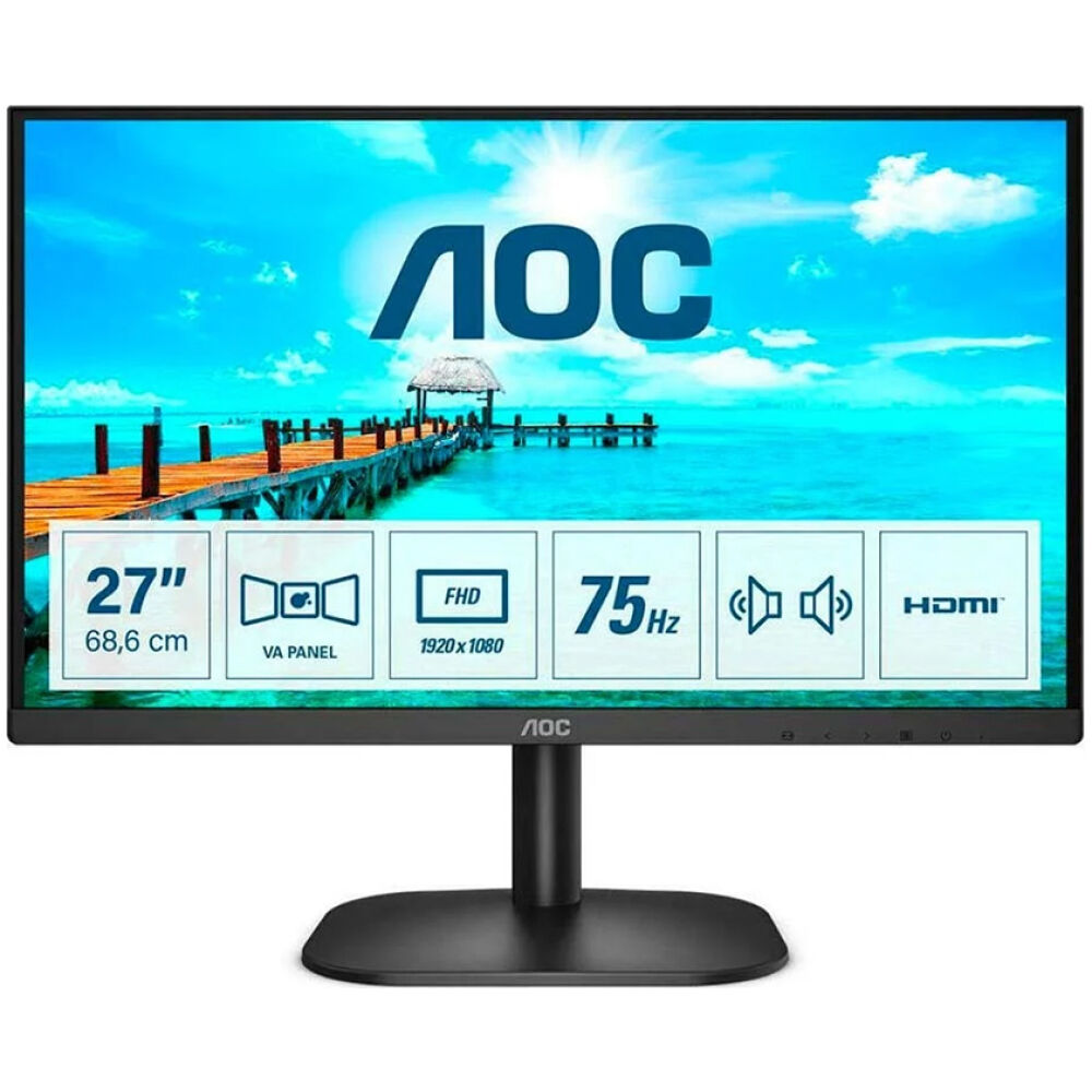 AOC 27B2QAM FHD VA Monitor 27' with speakers (27B2QAM) (AOC27B2QAM)