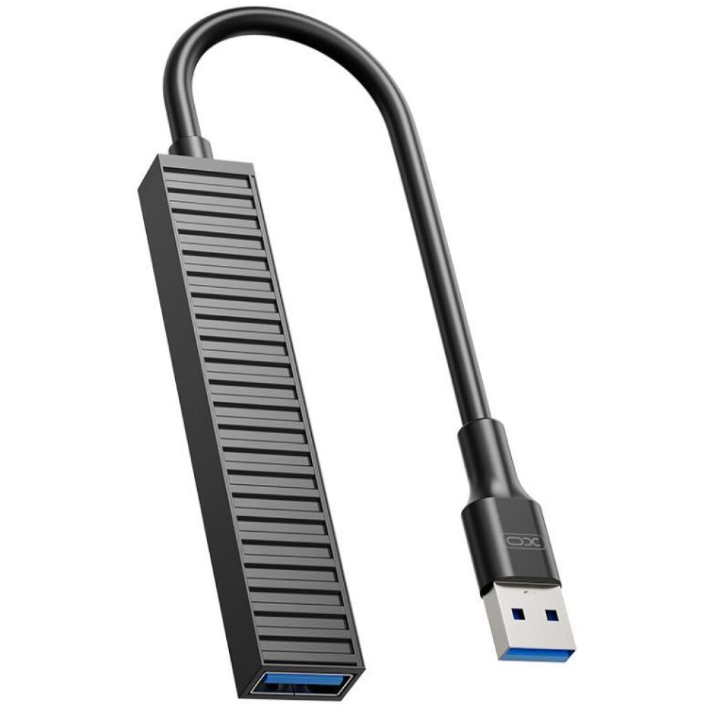 XO HUB014A PLASTIC PORTABLE 4 IN 1 DOCKING STATION USB (USB3.0+2x USB2.0+TF) - Image 4