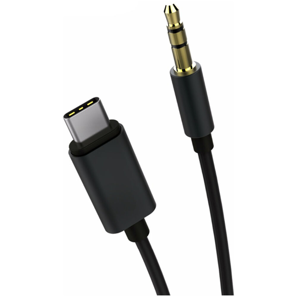 POWERTECH καλώδιο USB-C σε 3.5mm CAB-UC017, 1m, μαύρο