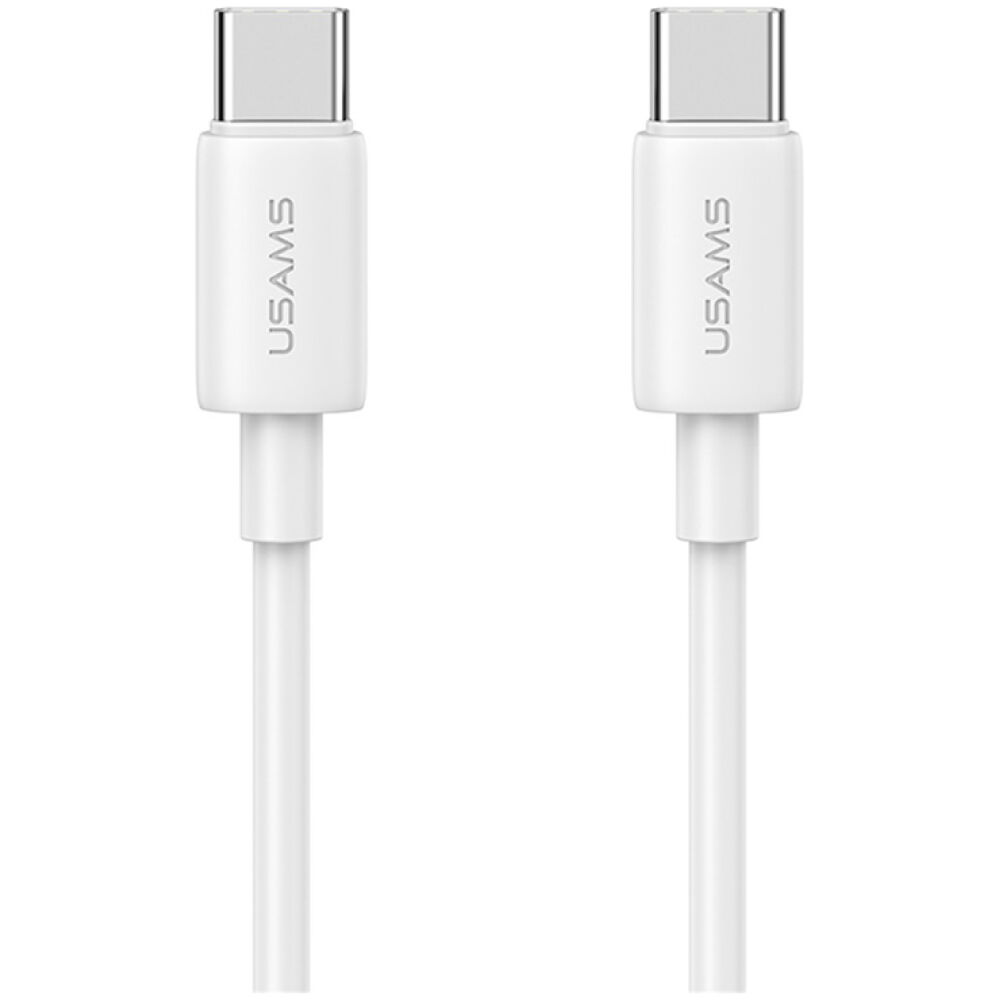 USAMS καλώδιο USB-C US-SJ711, 60W, 480Mbps, 1m, λευκό