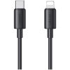 USAMS καλώδιο Lightning σε USB-C US-SJ712, 30W, 480Mbps, 1m, μαύρο