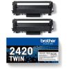 Brother TN2420 Toner Twin Pack Black (TN2420TWIN) (BRO-TN-2420TWIN)