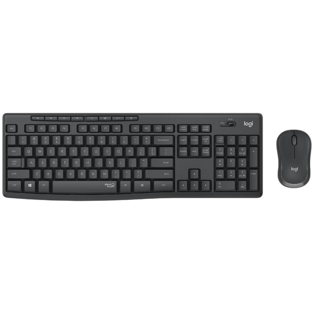 Logitech MK295 Silent Wireless Combo US Graphite (920-009800) (LOGMK295GPH)