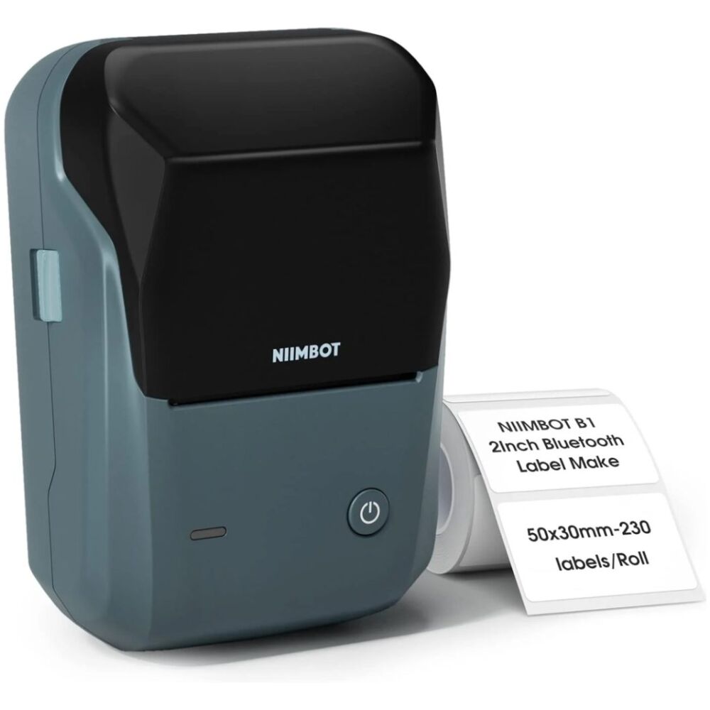 NIIMBOT smart θερμικός εκτυπωτής ετικετών B1, 203dpi, Bluetooth, μπλε