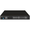 HIMAX PoE switch PS11602FE-L, 16x Ethernet PoE/2x Ethernet/2x SFP θύρες, έως 1000Mbps