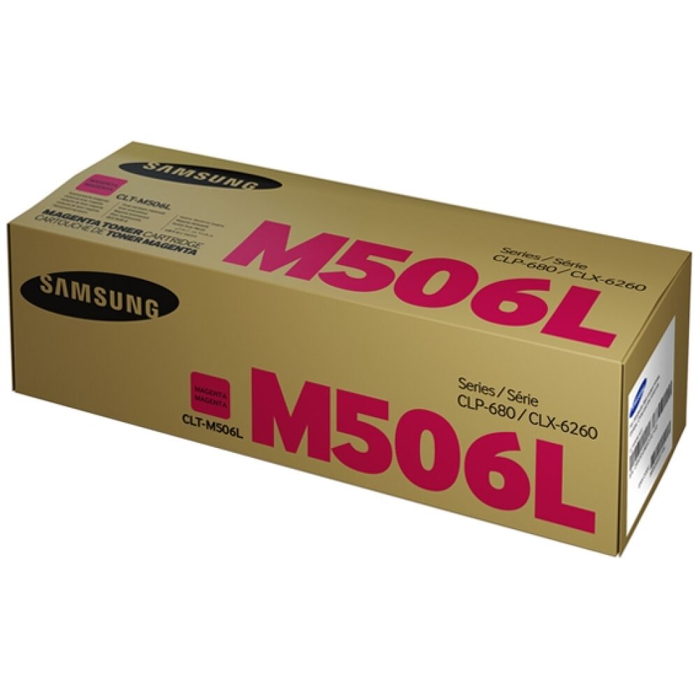 Samsung CLT-M506L High Yield Magenta Toner Cartridge (SU305A) (HPCLTM506L)