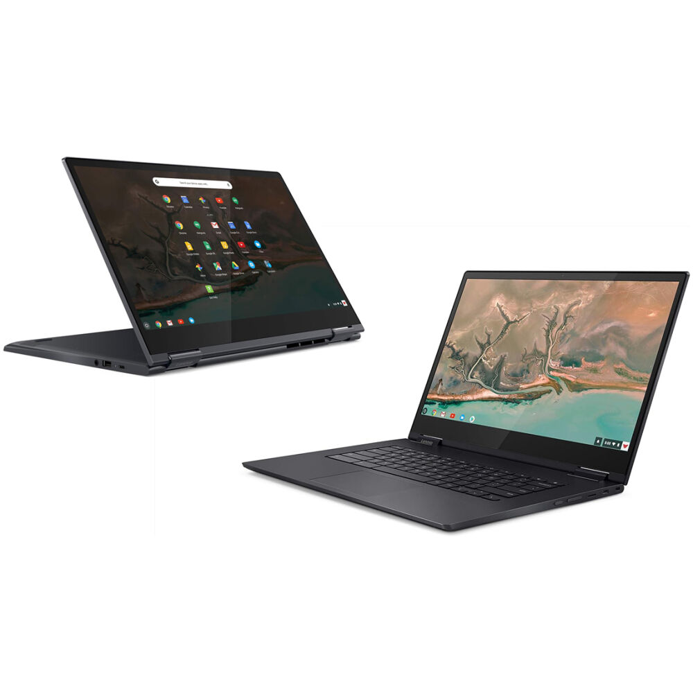 LENOVO Laptop Yoga Chromebook C630, Refurbished Grade A, i7-8550U, 16/128GB EMMC, 15.6", Cam, UHD Graphics 620, Chrome OS