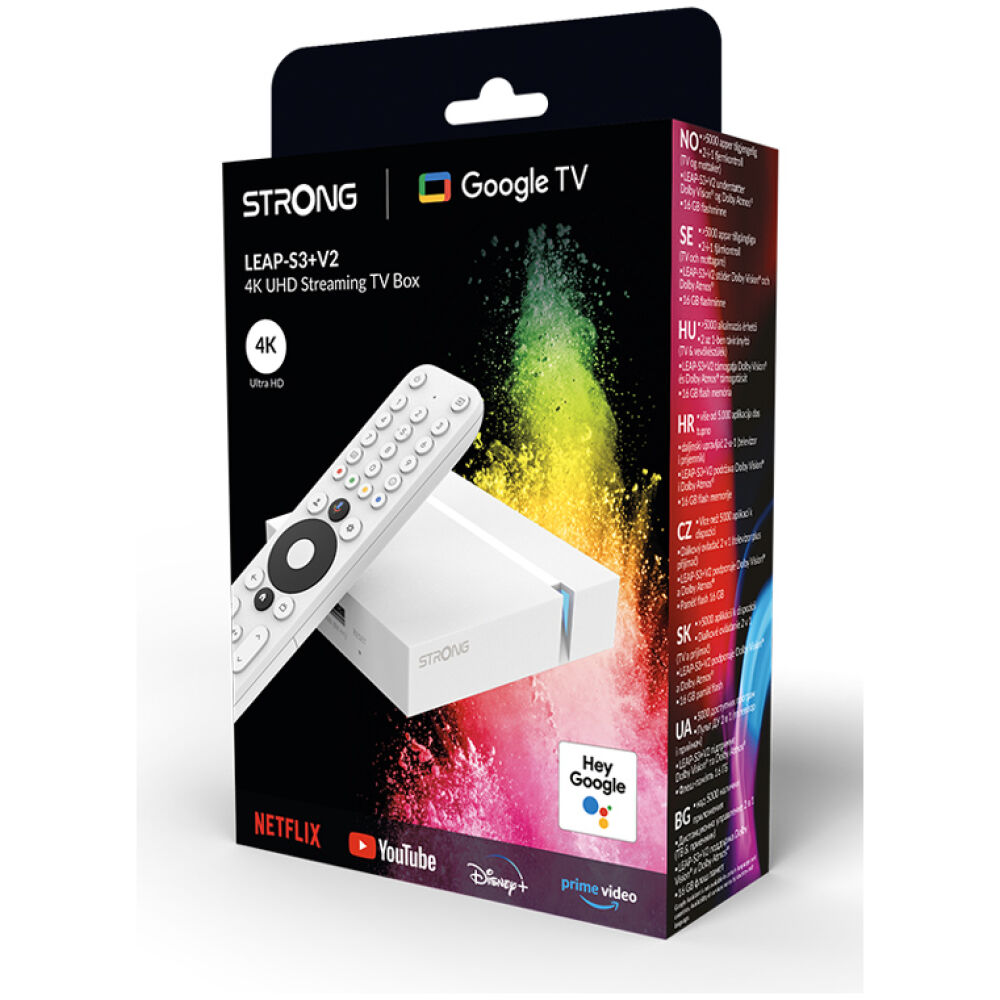 STRONG TV Box LEAP-S3+ V2, Google/Netflix πιστοποίηση, 4K, WiFi, Android 11 - Image 3