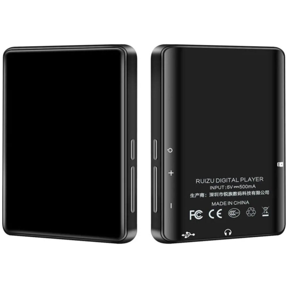 RUIZU MP3 player M7 με οθόνη αφής 2.8", 16GB, ελληνικό μενού, μαύρο - Image 4
