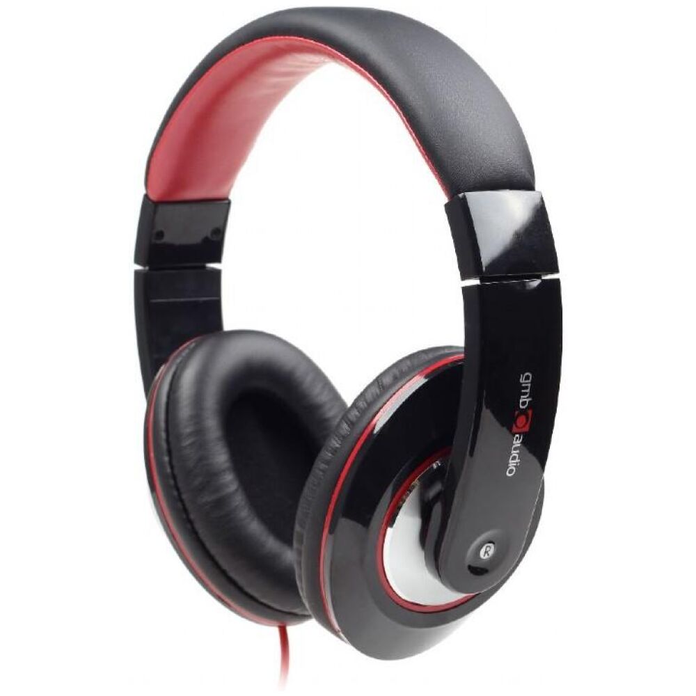 GEMBIRD HEADSET BOSTON ΜΑΥΡΟ ΜΕ ΚΟΚΚΙΝΟ MHS-BOS