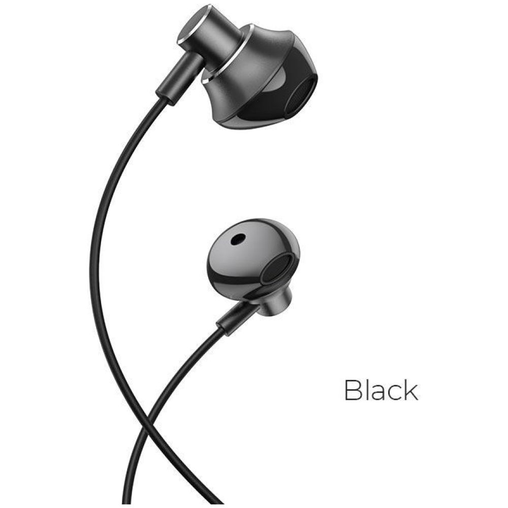 HOCO M75 BELLE UNIVERSAL EARPHONES ΜΑΥΡΟ