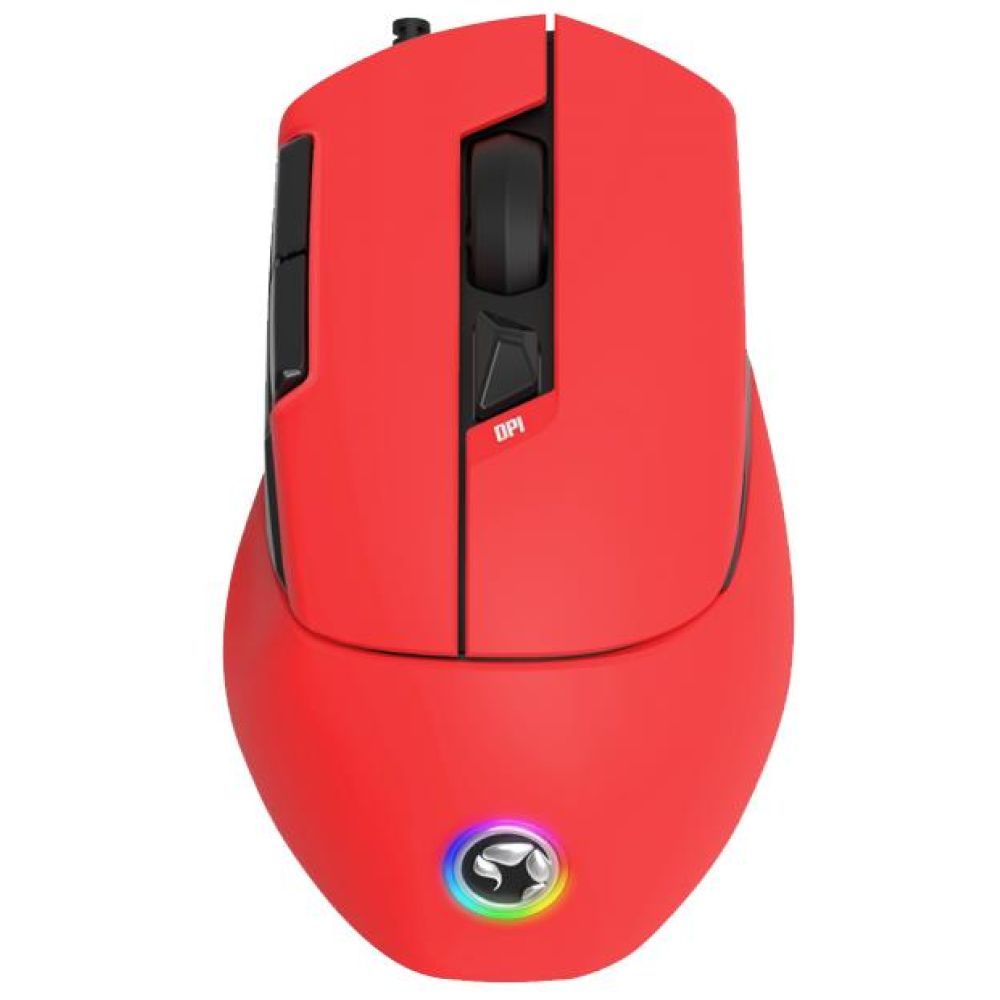 MARVO M428 ΕΝΣΥΡΜΑΤΟ GAMING ΠΟΝΤΙΚΙ, 4800DPI 7 ΠΡΟΓΡ. ΠΛΗΚΤΡΑ, ΚΟΚΚΙΝΟ