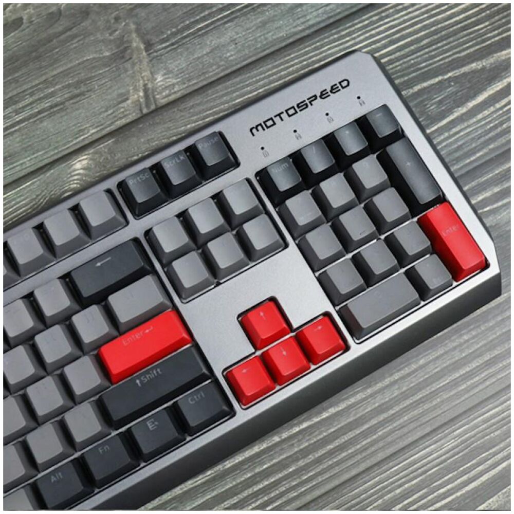 MOTOSPEED CK80 ΜΗΧΑΝΙΚΟ GAMING ΠΛΗΚΤΡΟΛΟΓΙΟ ΓΚΡΙ ΠΛΗΚΤΡΑ-GRAY SWITCH OPTICAL - Image 4