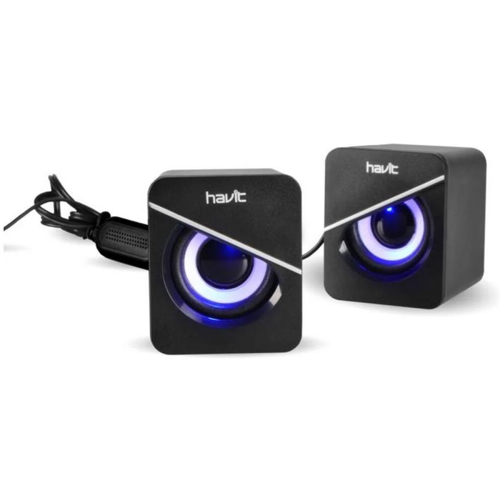 HAVIT SK717  ΗΧΕΙΑ DESKTOP 2.0, USB 2.0, ΜΕ LED - Image 2