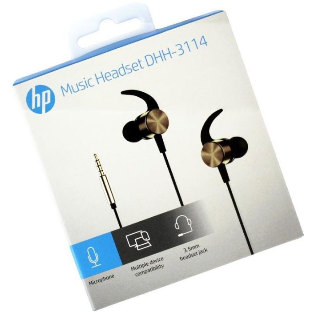 HP DHH-3114 ΑΚΟΥΣΤΙΚΑ HANDSFREE ΧΡΥΣΟ