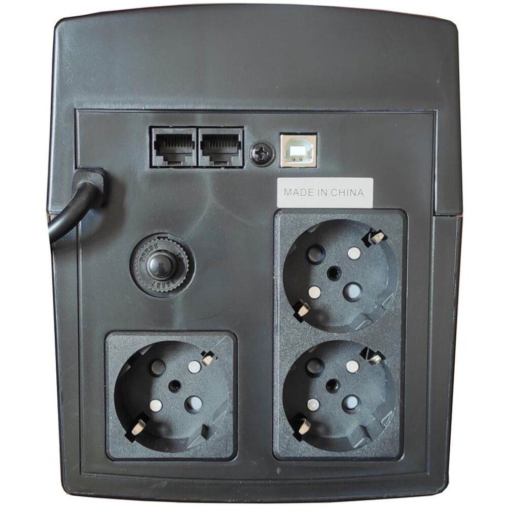 NG UPS 1500VA/900W ΜΕ AVR, LINE INTERACTIVE, USB, 3 SCHUKO, 2 x 12V8A, ΟΘΟΝΗ - Image 3