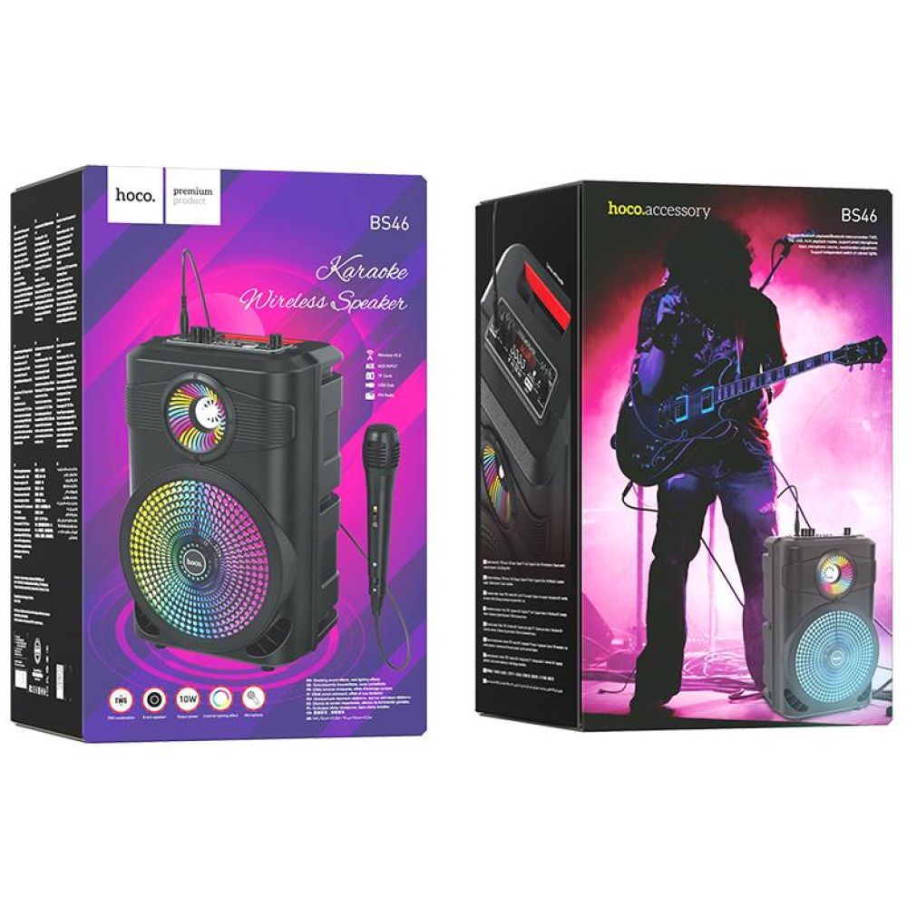 HOCO BS46 MATURE ΗΧΕΙΟ BLUETOOTH, ΜΑΥΡΟ - Image 2