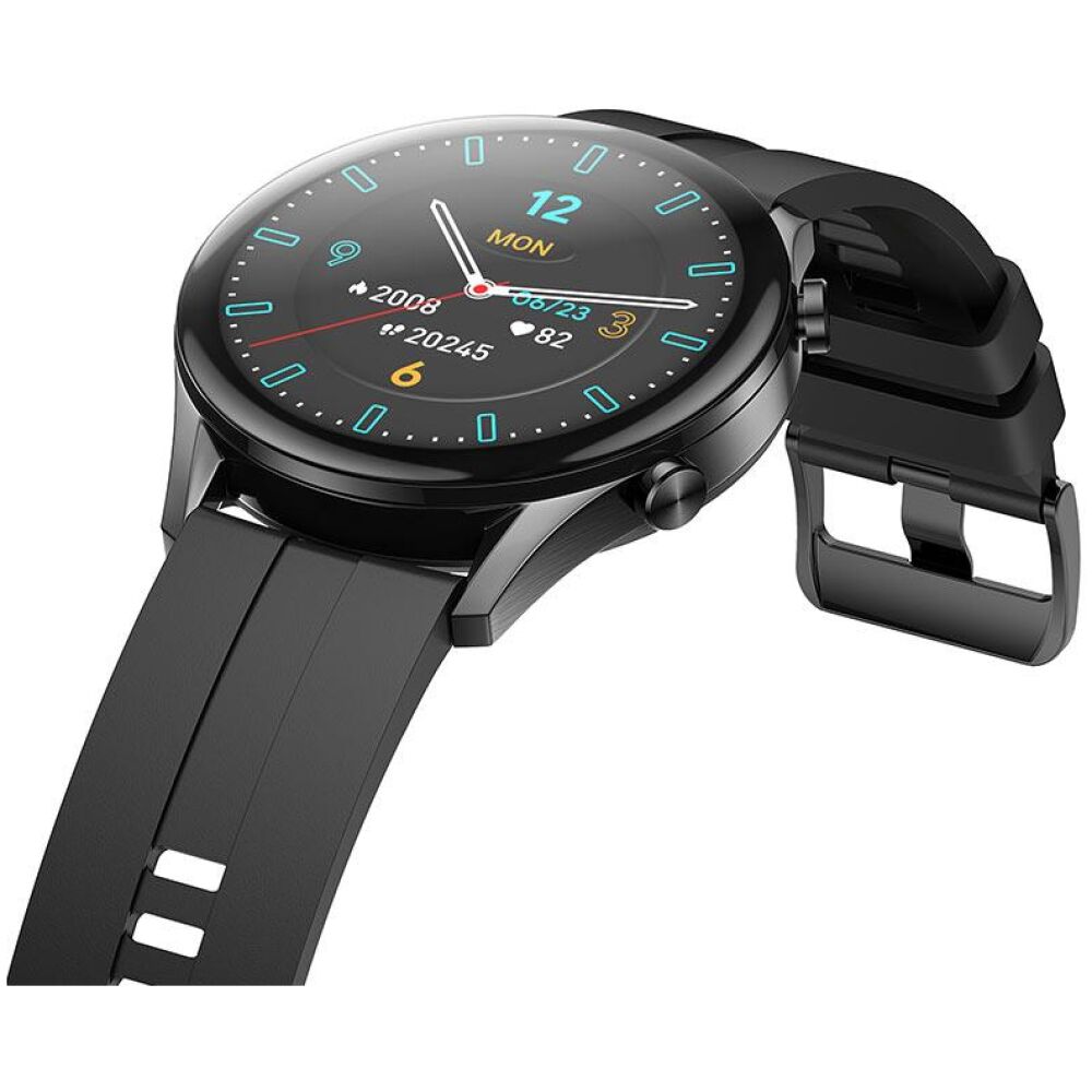 HOCO Y7 SMART WATCH, ΣΤΡΟΓΓΥΛΟ - Image 4
