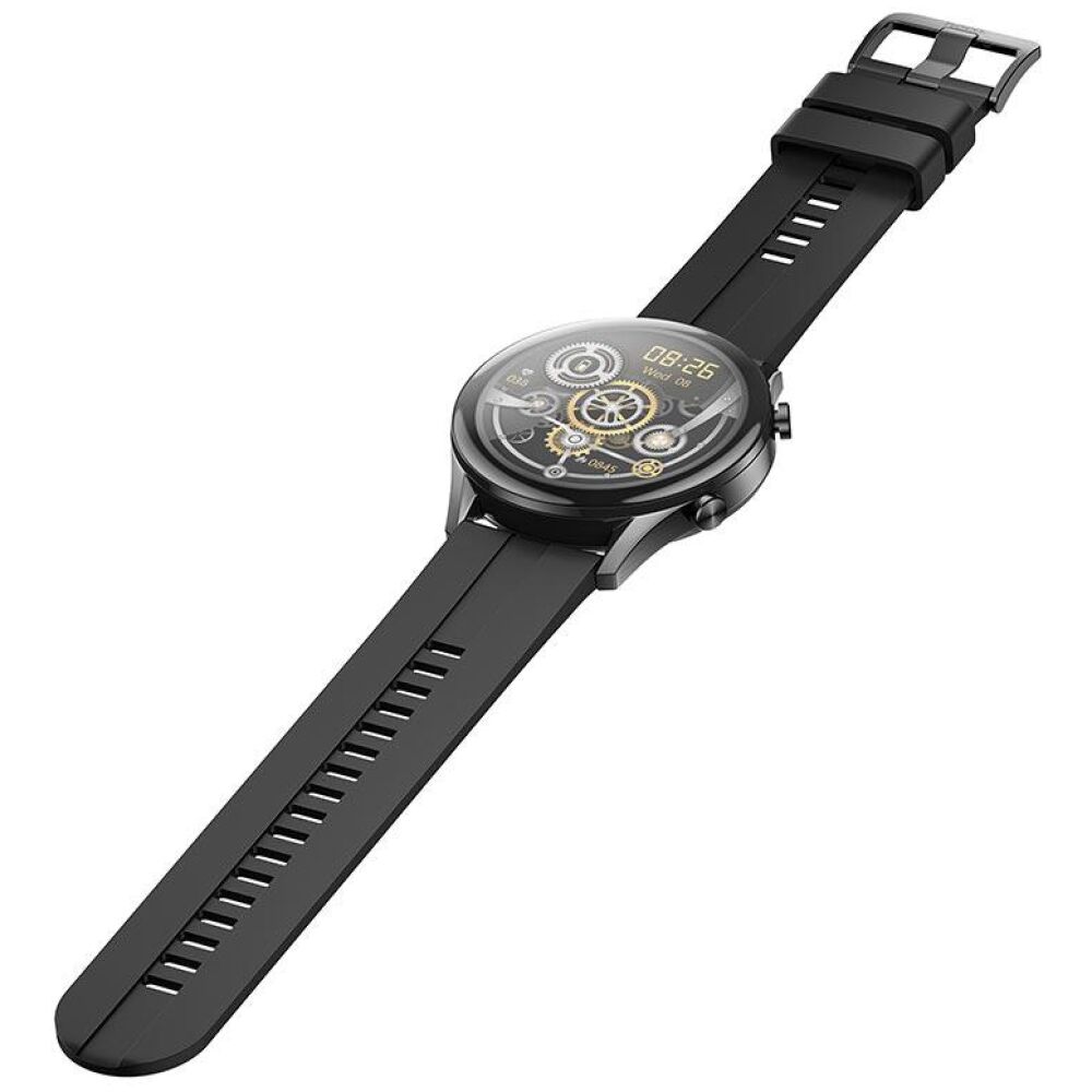 HOCO Y7 SMART WATCH, ΣΤΡΟΓΓΥΛΟ - Image 5