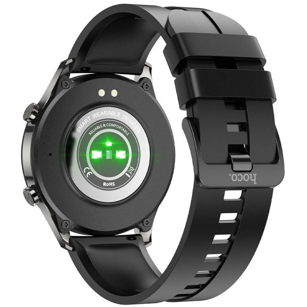 HOCO Y7 SMART WATCH, ΣΤΡΟΓΓΥΛΟ - Image 7