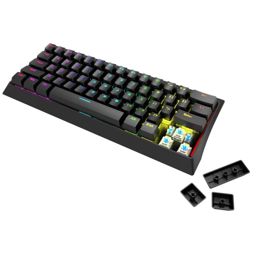 MARVO KG962 GAMING RGB ΜΗΧΑΝΙΚΟ ΠΛΗΚΤΡΟΛΟΓΙΟ, ΜΑΥΡΟ - Image 2