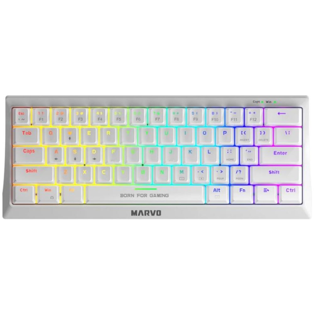 MARVO KG962 GAMING RGB ΜΗΧΑΝΙΚΟ ΠΛΗΚΤΡΟΛΟΓΙΟ, ΛΕΥΚΟ