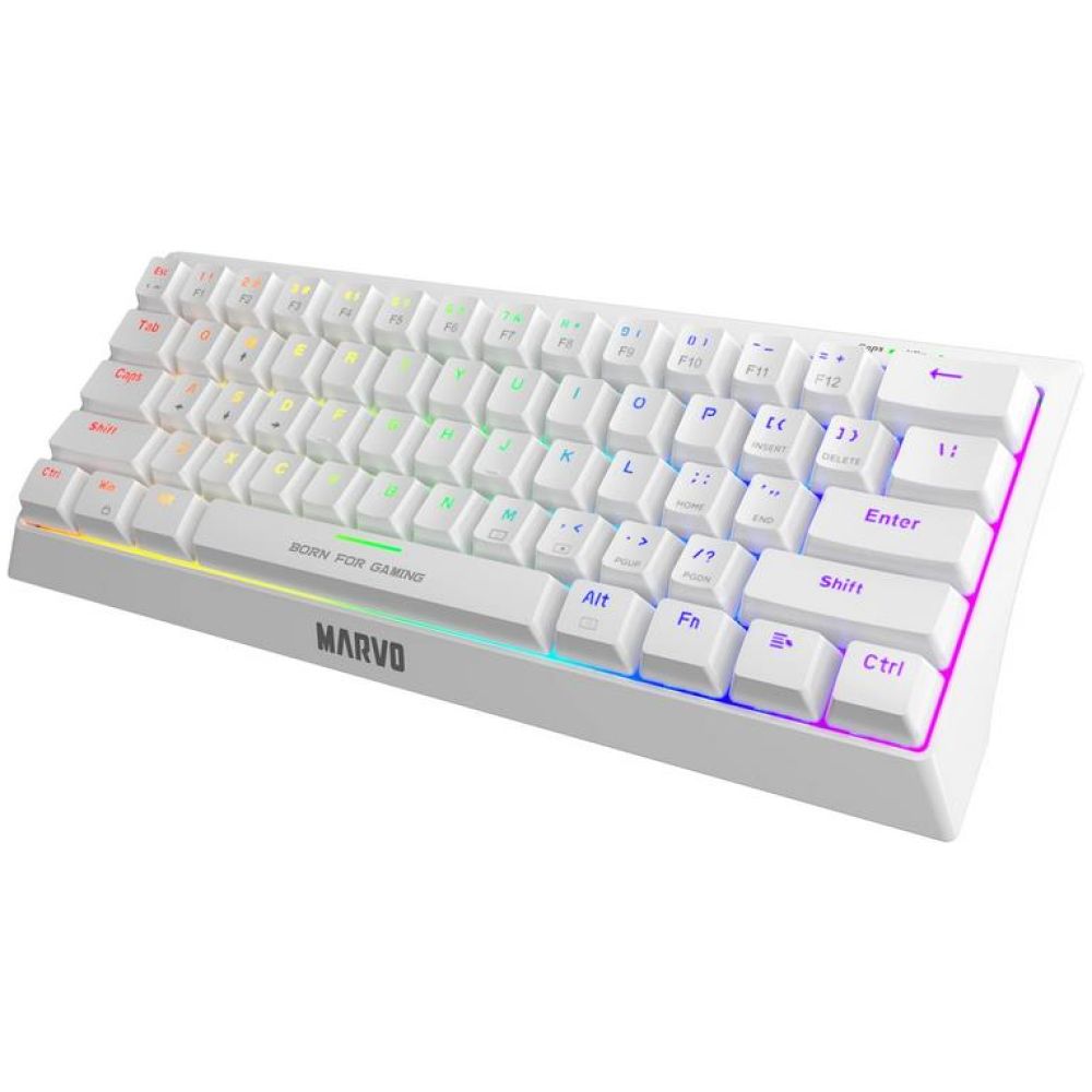 MARVO KG962 GAMING RGB ΜΗΧΑΝΙΚΟ ΠΛΗΚΤΡΟΛΟΓΙΟ, ΛΕΥΚΟ - Image 3