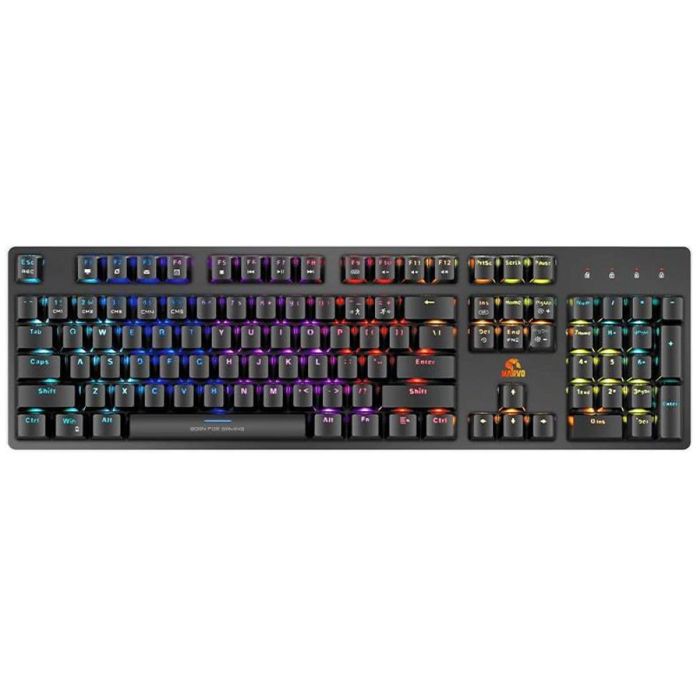 MARVO KG945 GAMING RGB ΜΗΧΑΝΙΚΟ ΟΠΤΙΚΟ ΠΛΗΚΤΡΟΛΟΓΙΟ, ΑΛΟΥΜΙΝΙΟΥ - Image 2