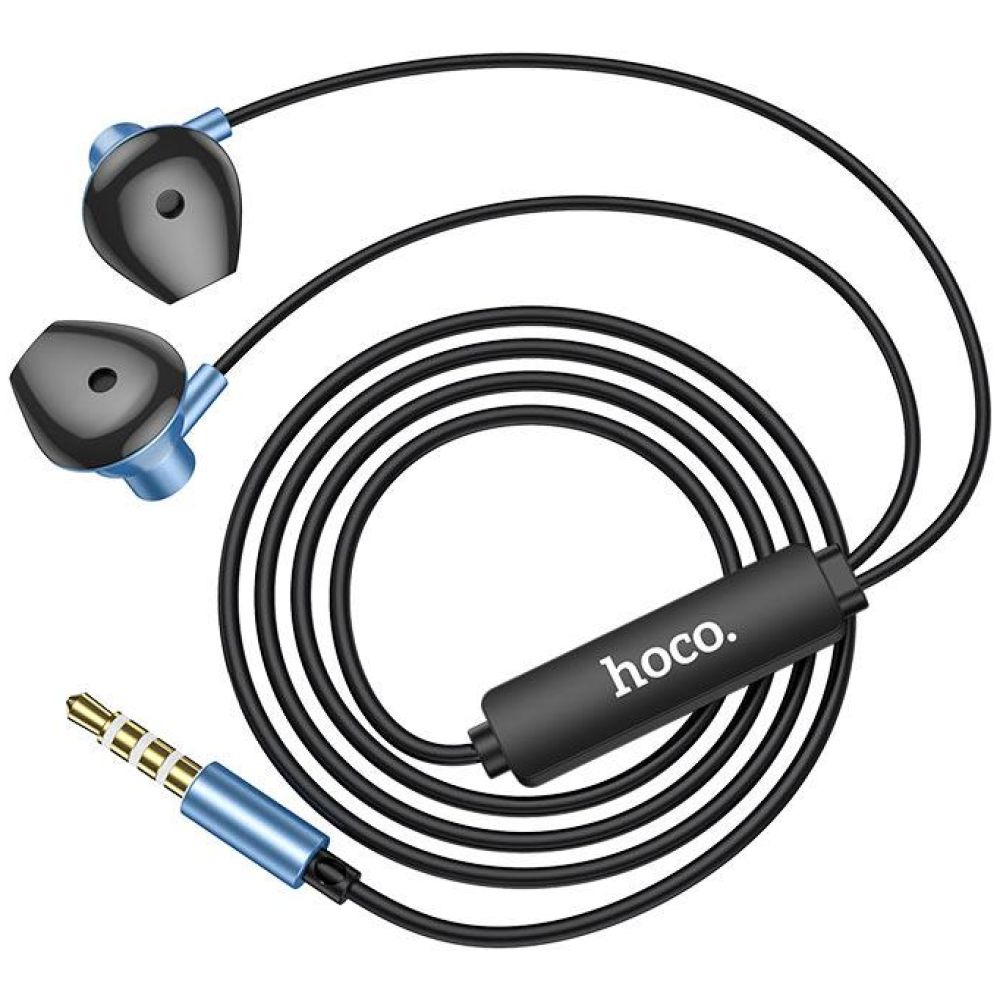 HOCO M75 BELLE UNIVERSAL EARPHONES ΜΠΛΕ - Image 2
