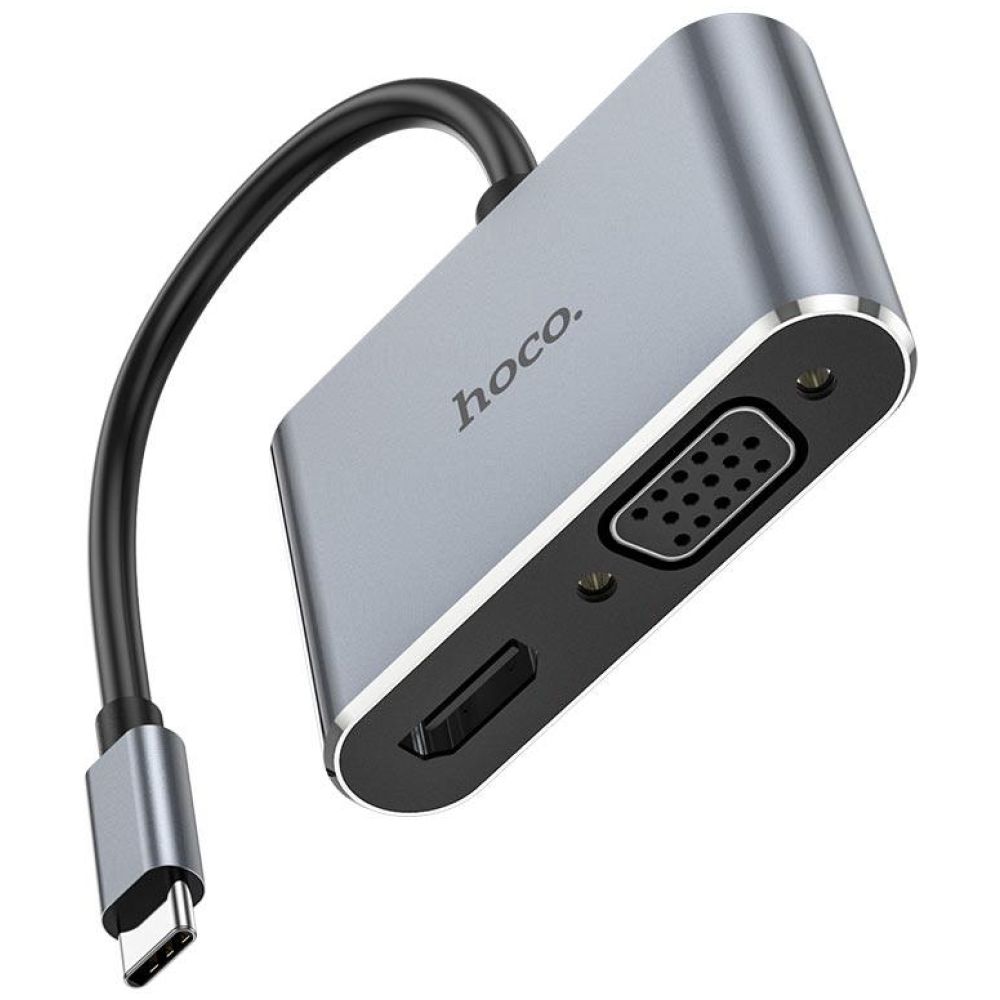 HOCO HB30 HUB 4 ΣΕ 1 TYPE-C MULTI-FUNCTION C /HDMI VGA/USB3.0/PD) - Image 2