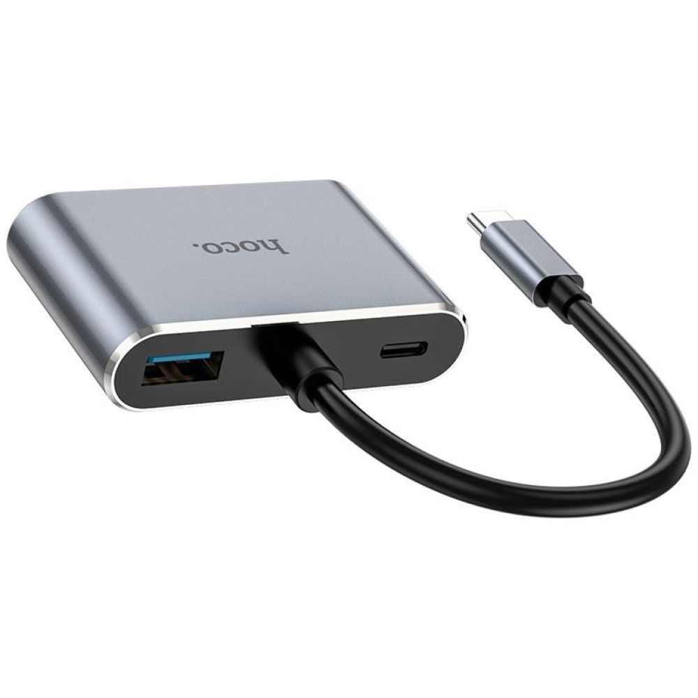 HOCO HB30 HUB 4 ΣΕ 1 TYPE-C MULTI-FUNCTION C /HDMI VGA/USB3.0/PD) - Image 3
