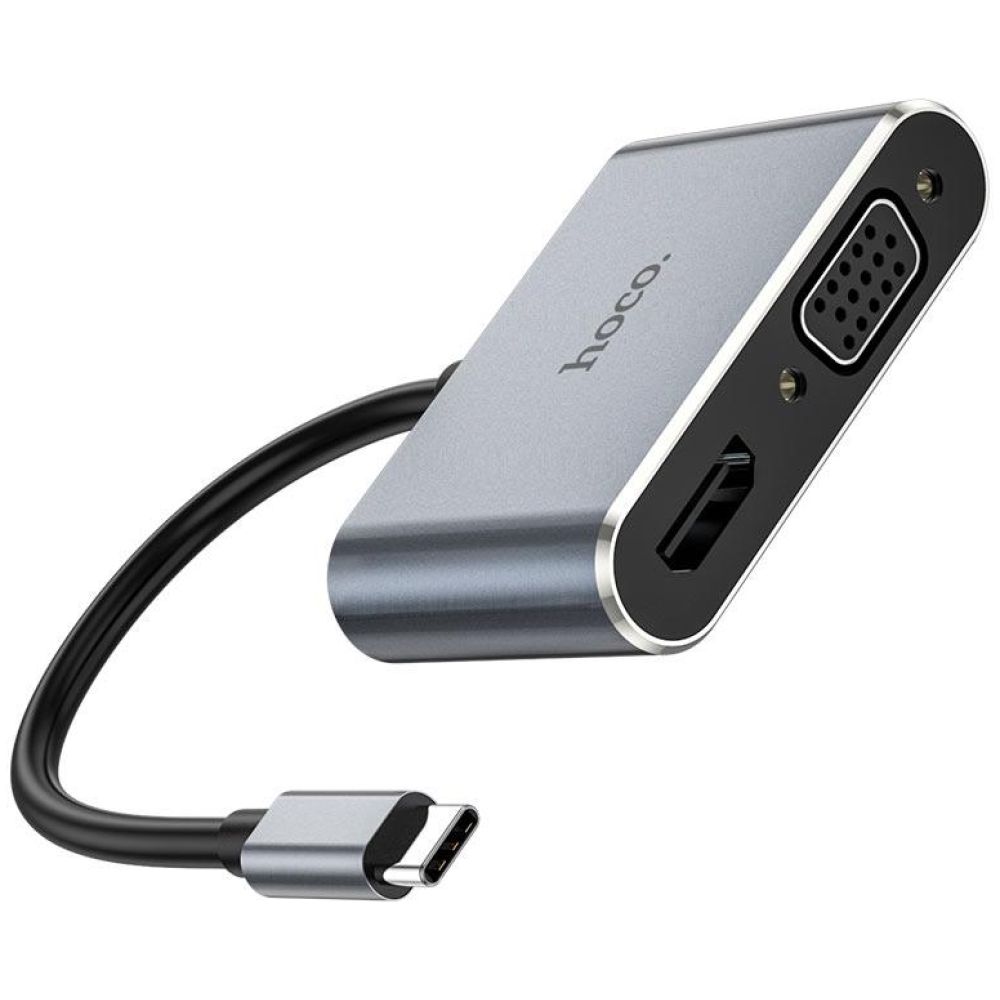 HOCO HB30 HUB 4 ΣΕ 1 TYPE-C MULTI-FUNCTION C /HDMI VGA/USB3.0/PD) - Image 4