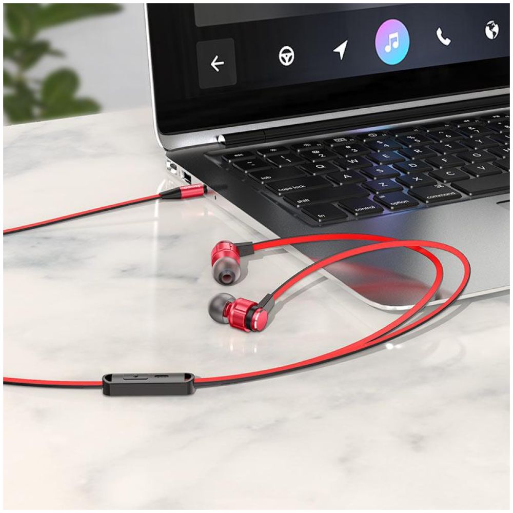 HOCO M85 ΑΚΟΥΣΤΙΚΑ PLATINUM SOUND, ΚΟΚΚΙΝΟ - Image 5