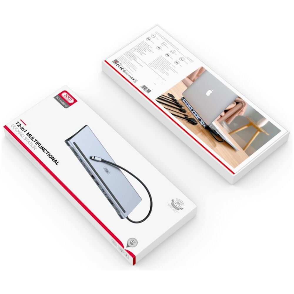 XO HUB010 12 in 1 DOCKING STATION