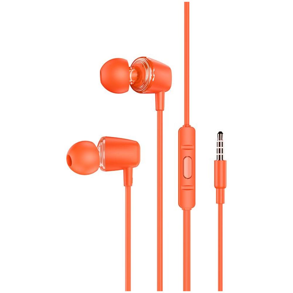 HOCO M107 DISCOVERER ΑΚΟΥΣΤΙΚΑ HANDSFREE, ΠΟΡΤΟΚΑΛΙ
