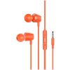 HOCO M107 DISCOVERER ΑΚΟΥΣΤΙΚΑ HANDSFREE, ΠΟΡΤΟΚΑΛΙ